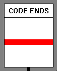 White board with red bar